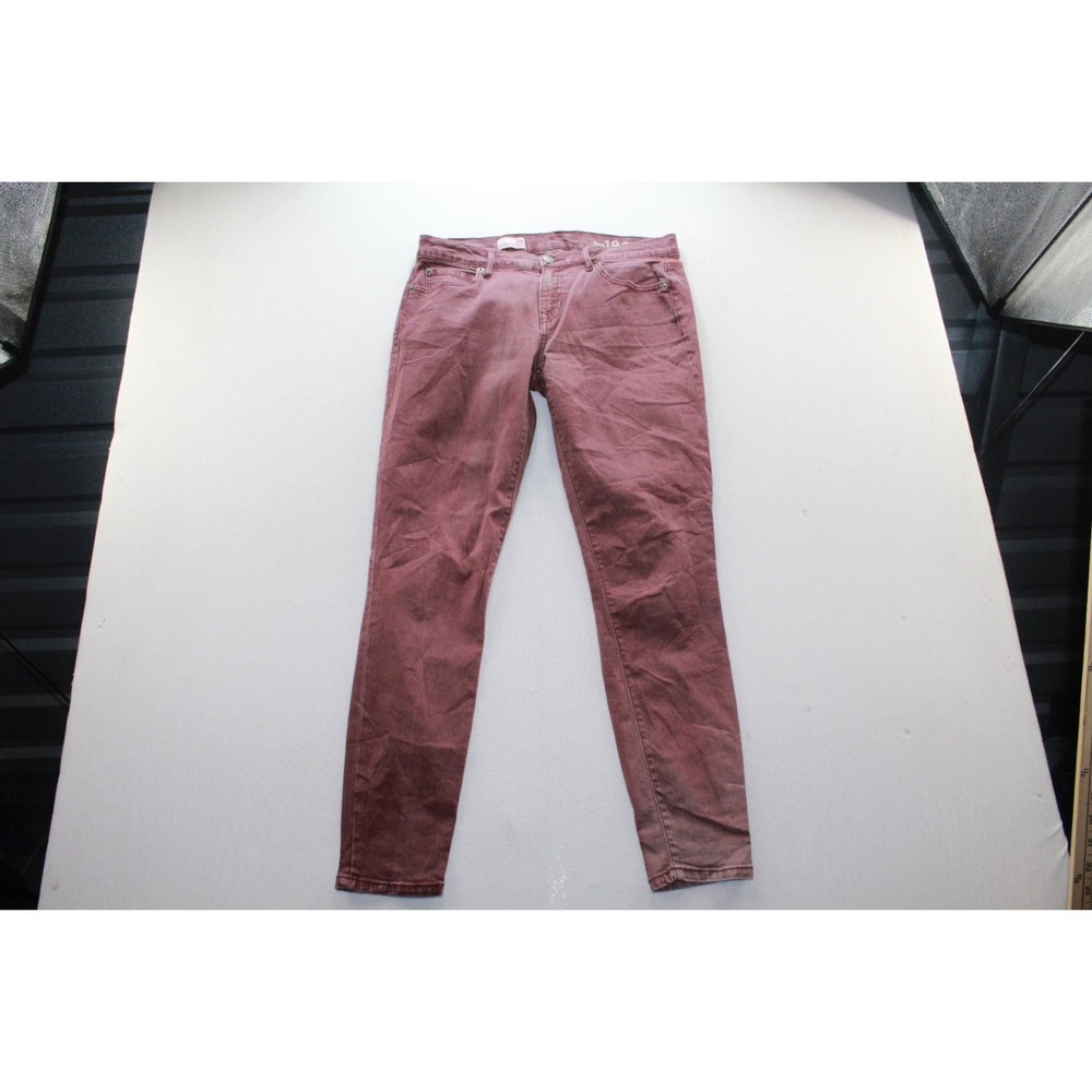 Gap Jeans 1969 Legging Jean Modern Womens 31x27 Burgundy Denim